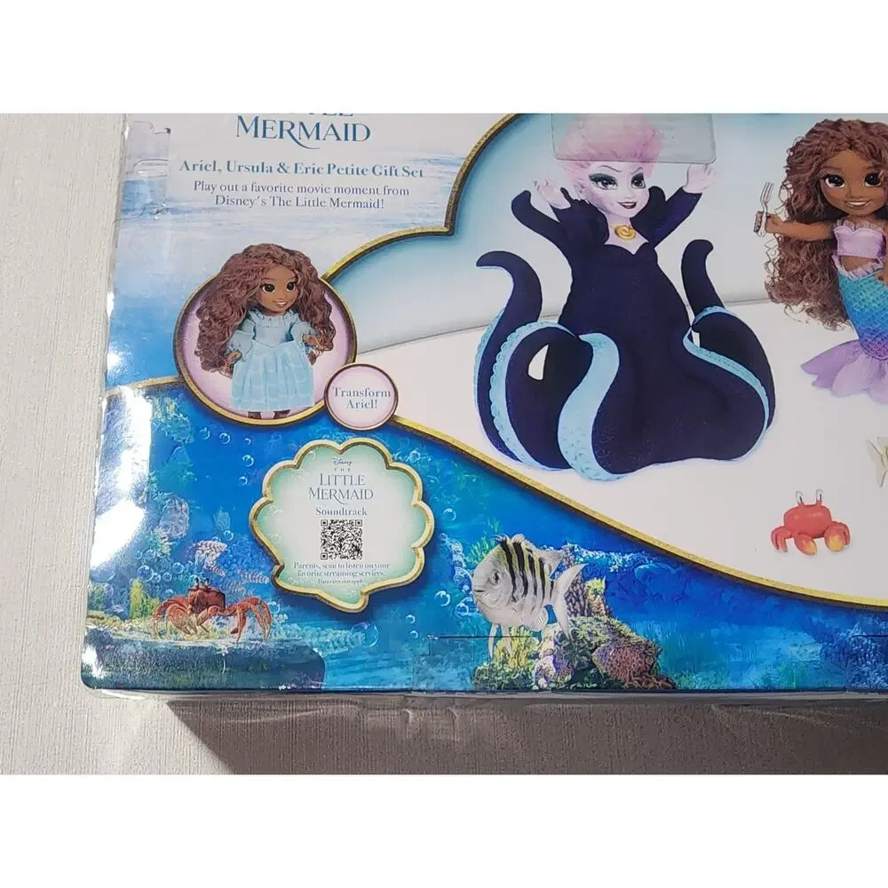The little mermaid  Ariel, Ursula and Eric petite gift set